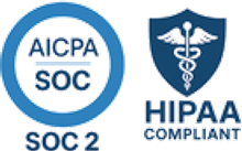 SOC 2 and HIPAA compliant